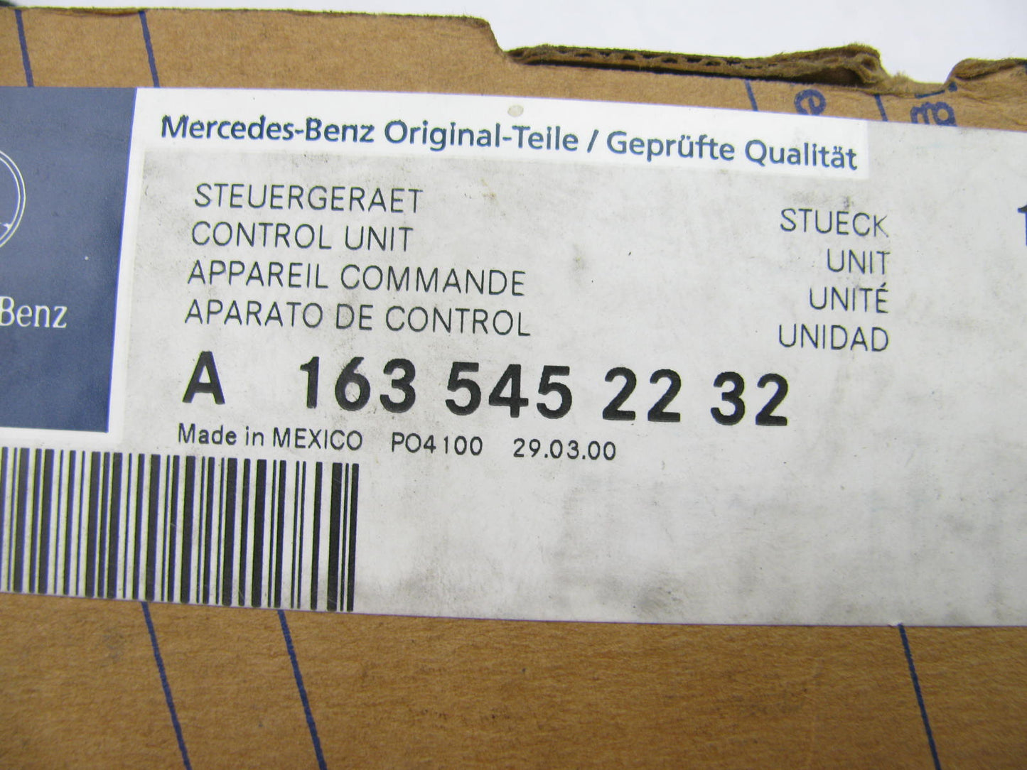NOS OEM Security Control Module A1635452232