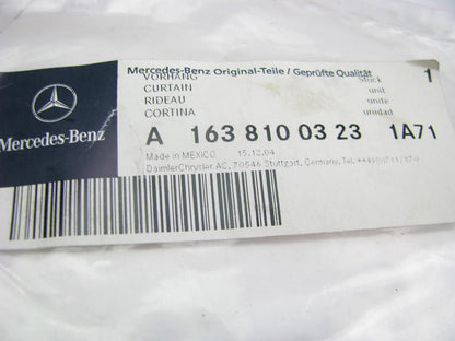 New OEM Mercedes-Benz 16381003231A71 Rear Side Curtain JAVA W163 98-05 M-CLASS