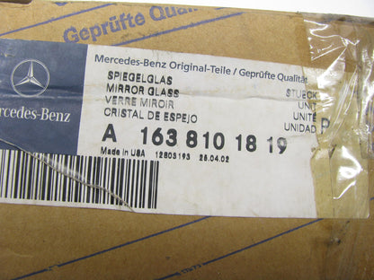 NEW GENUINE OEM Mercedes-benz A1638101819 RIGHT Mirror Glass