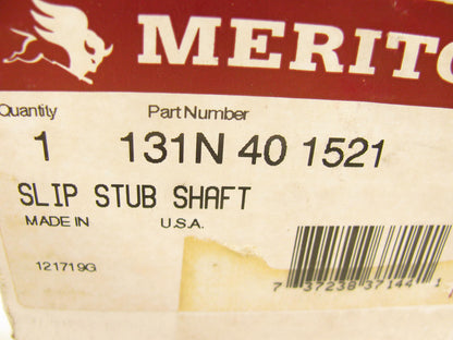 SLIP STUB 1 3/8'' X 16 SPLINE TUBE WELD STUB FOR 3'' X .083''  TUBING  131N401521