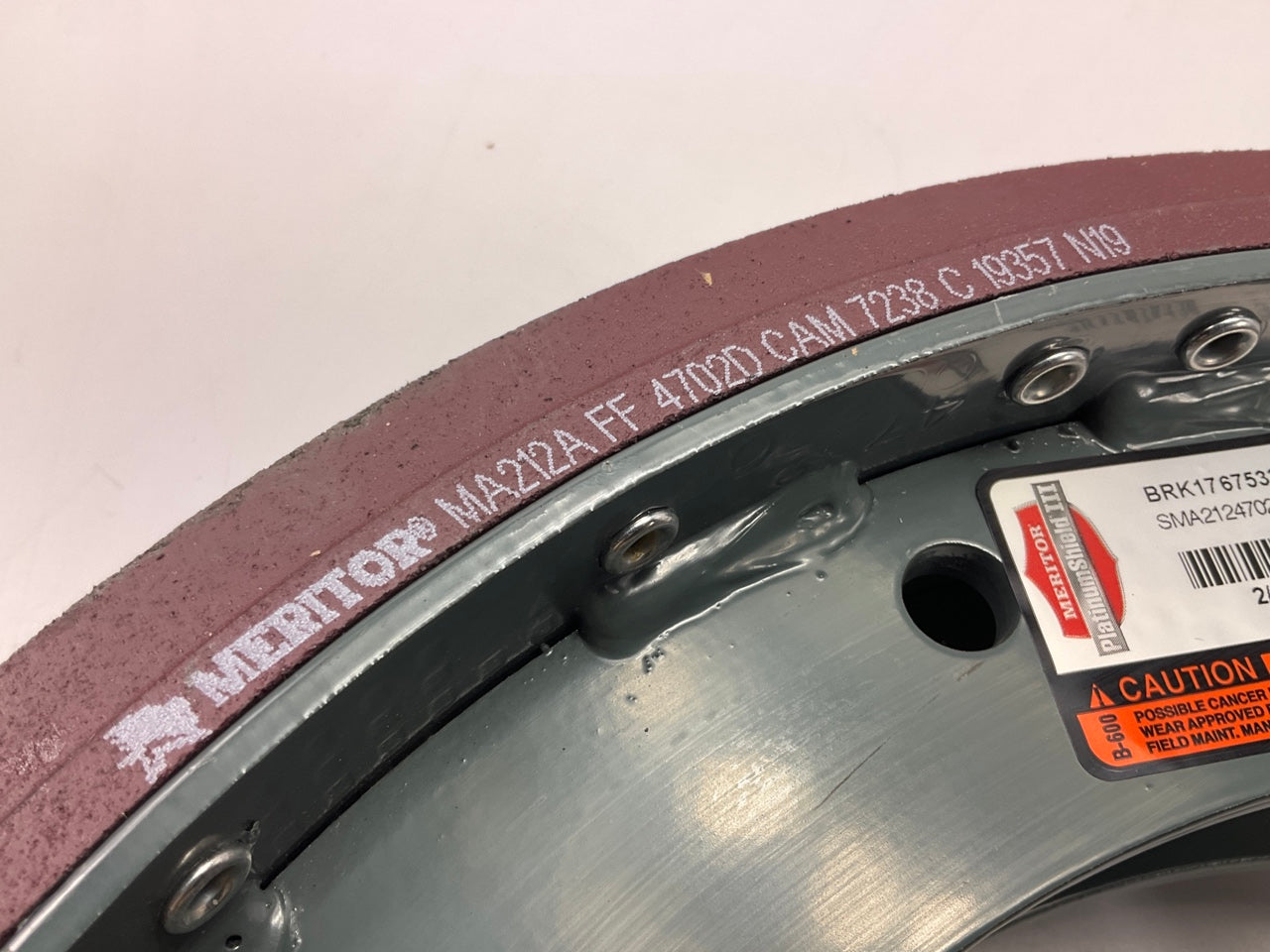 Meritor KSMA2124702QP REMAN Q Plus Brake Shoe Kit, 15'' X 4'', 12K Lining