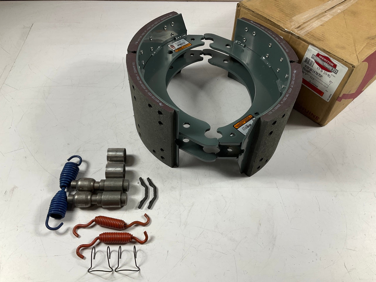 RELINED Meritor KSR3014707QP Drum Brake Shoes, 16-1/2'' X 7'', Q Plus, 23K