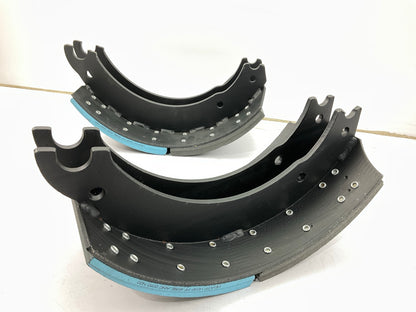 Relined Meritor MRK4515FX3H23P 4515F3 Brake Shoes 16-1/2''x7'', 20,000 Lbs Lining