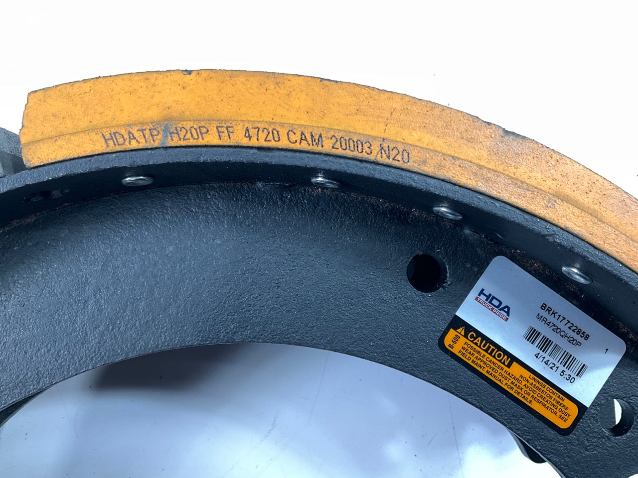 Meritor MRK4720QH20P Q Plus Reman Brake Shoe Kit - 23K Lining 16.5'' X 5''