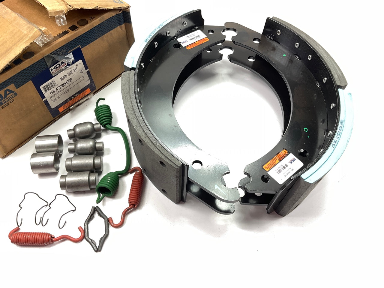 Meritor MRK4720QH23P Reman Q Plus Brake Shoe Kit - 23K Lining, 16.5'' X 5'', 4720Q
