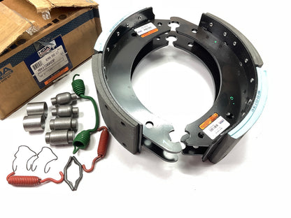 Meritor MRK4720QH23P Reman Q Plus Brake Shoe Kit - 23K Lining, 16.5'' X 5'', 4720Q