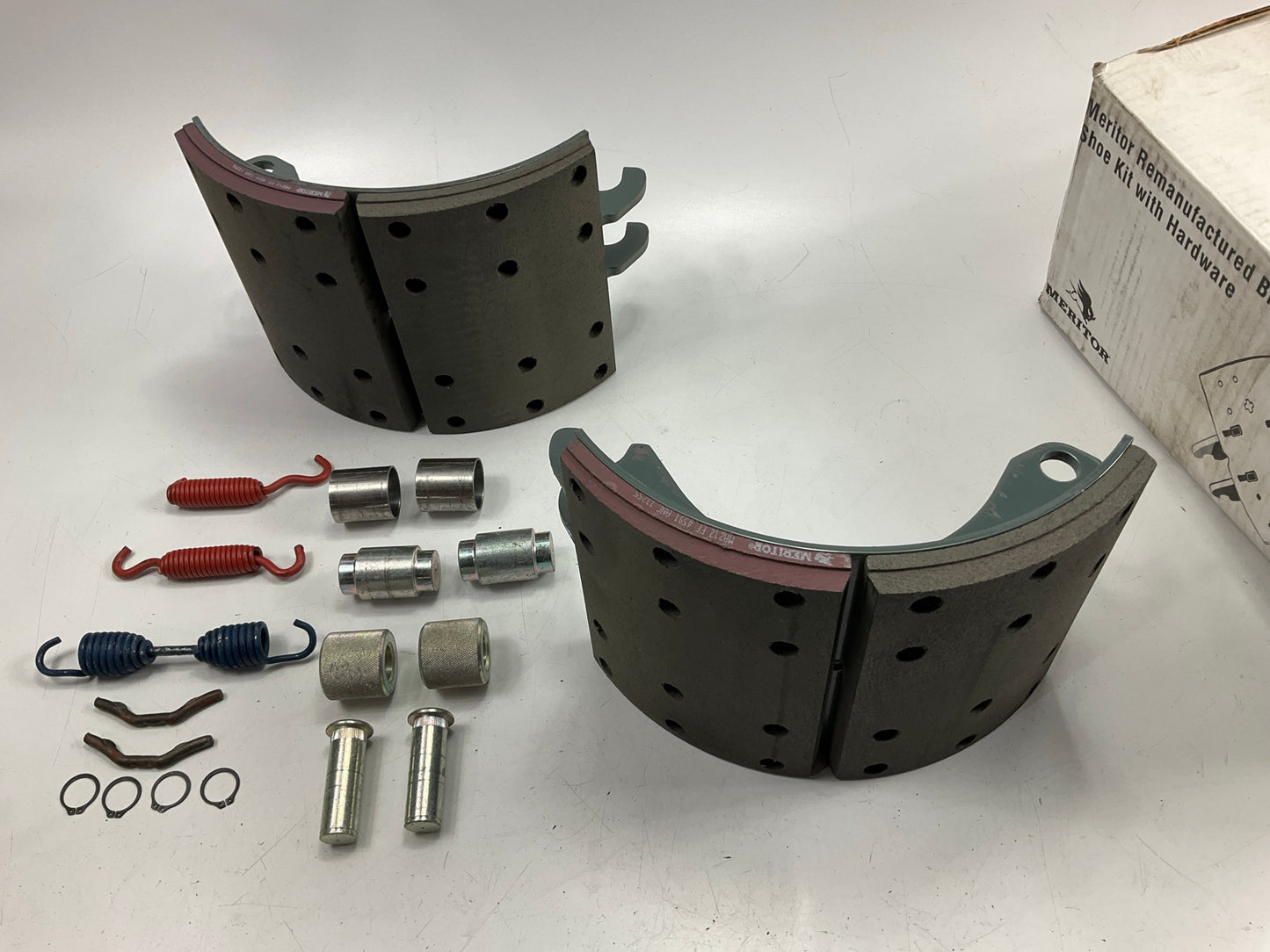 Relined. Meritor XK2124591D 4591D Brake Shoes Dexter PQ 12.25''x7.5'', 21000 Lbs