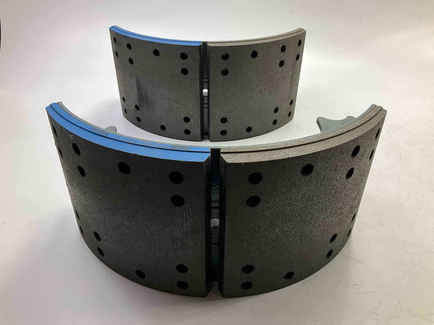 Relined Meritor XK5574709E2 Brake Shoes Kit Eaton ES II 23000 Lbs, 16.5''x7''