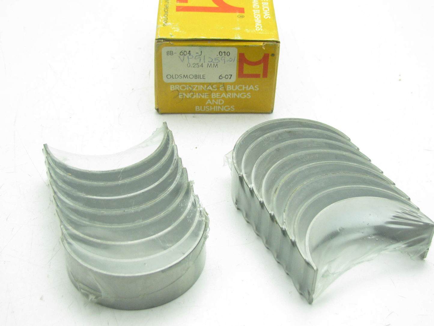 Metal BB604J-010 Connecting Rod Bearings .010'' Oldsmobile 260 307 330 350 403-V8