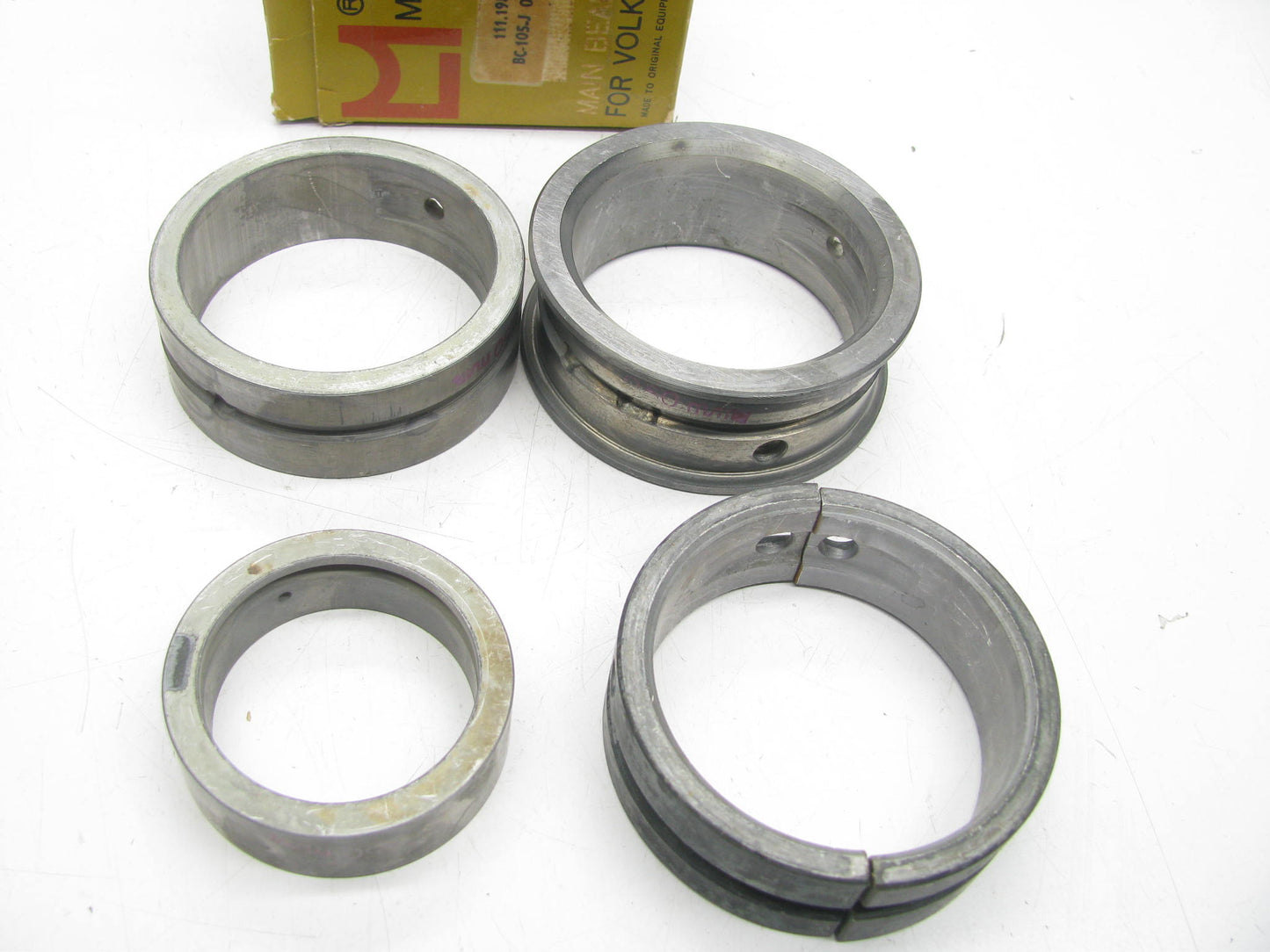 Metal Leve BC-105-J-50MM Main Bearings .50mm For 1960-79 VW 1.2L 1.6L 1.7L 1.8L