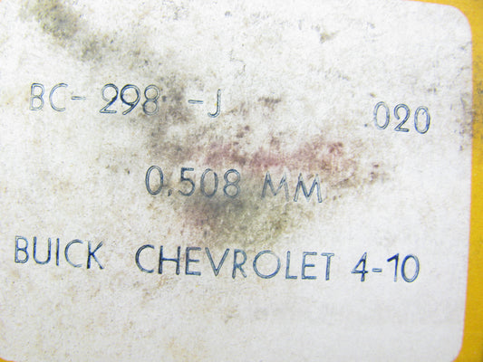 Metal Leve BC298J-020 Main Bearings .020'' For 1962-1989 GM 194 230 250 292