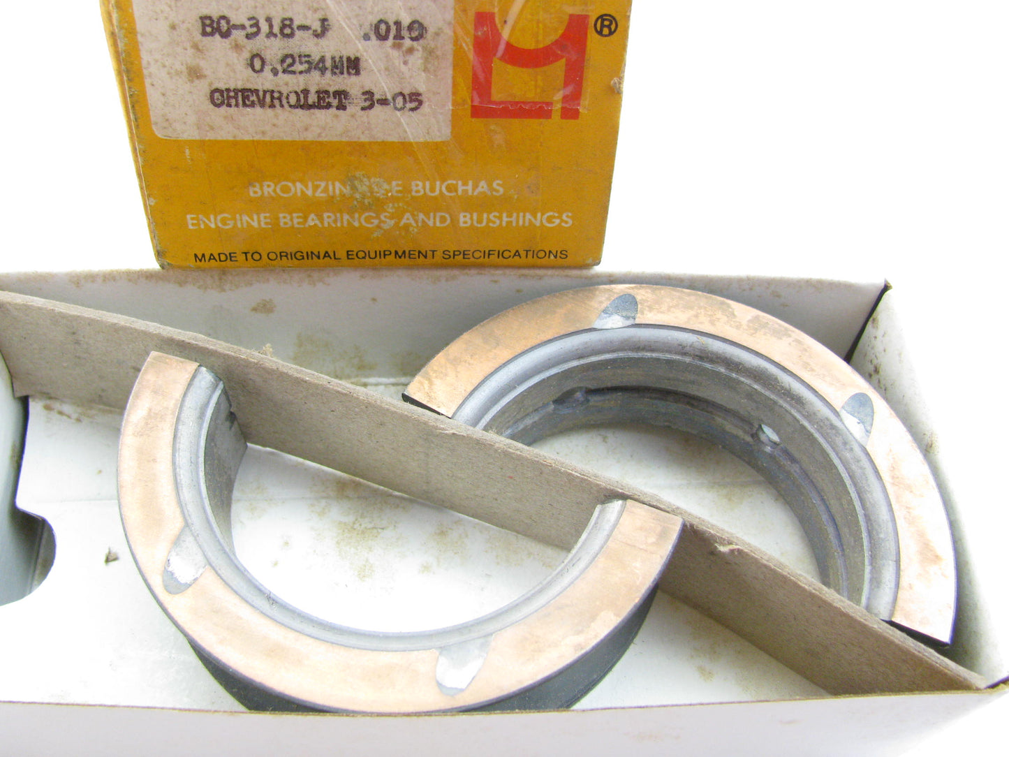 Metal Leve BC318J-010 Engine Main Bearings .010'' 1975-1977 Chevrolet 2.3L
