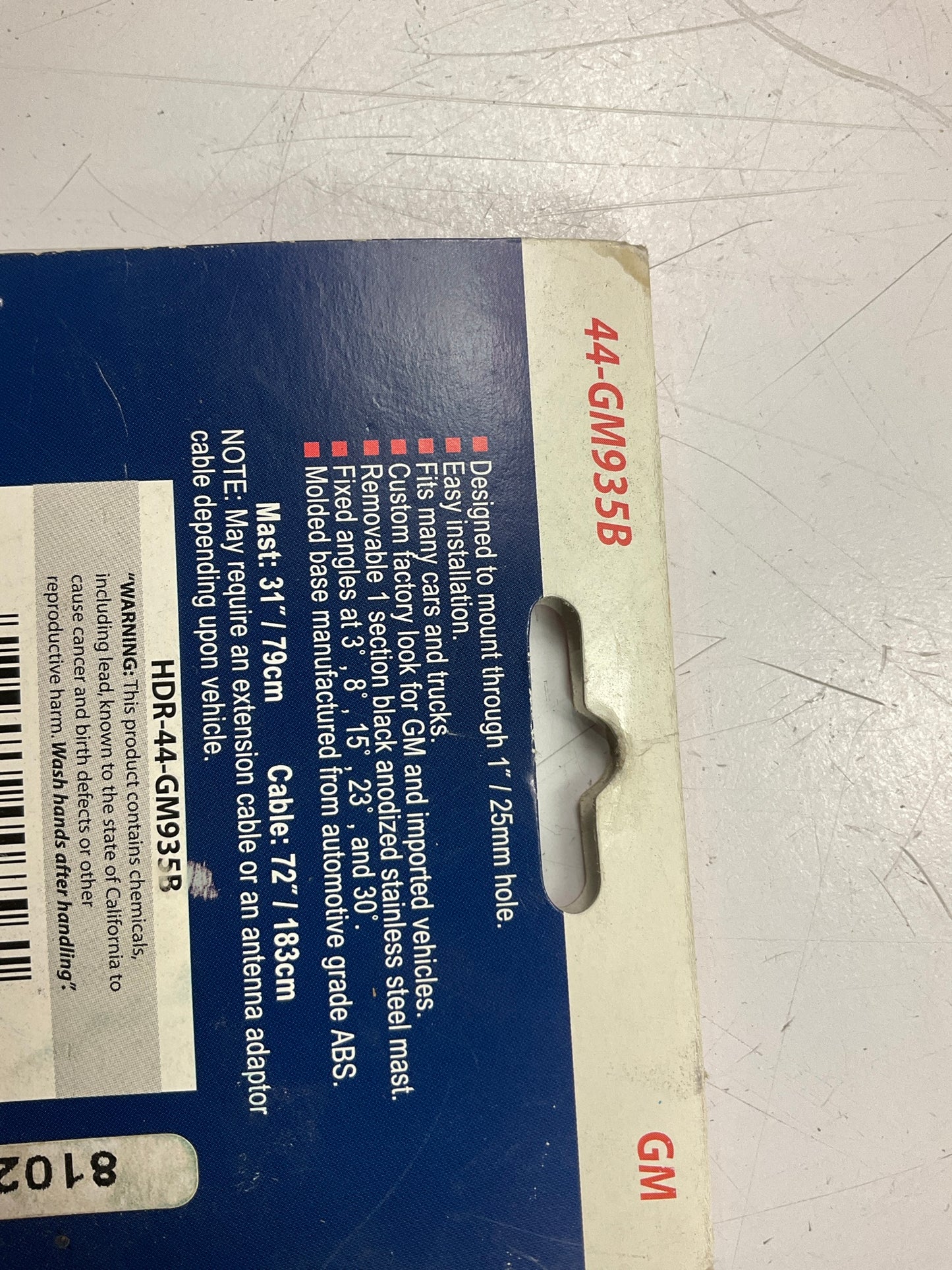 Metra 44-GM935B GMC Chevy Replacement AM/FM Antenna