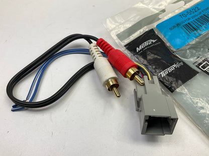 Metra 70-5522 Subwoofer Sub-Plug Wire Harness For Select Ford 2003-up Vehicles
