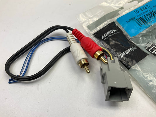 Metra 70-5522 Subwoofer Sub-Plug Wire Harness For Select Ford 2003-up Vehicles