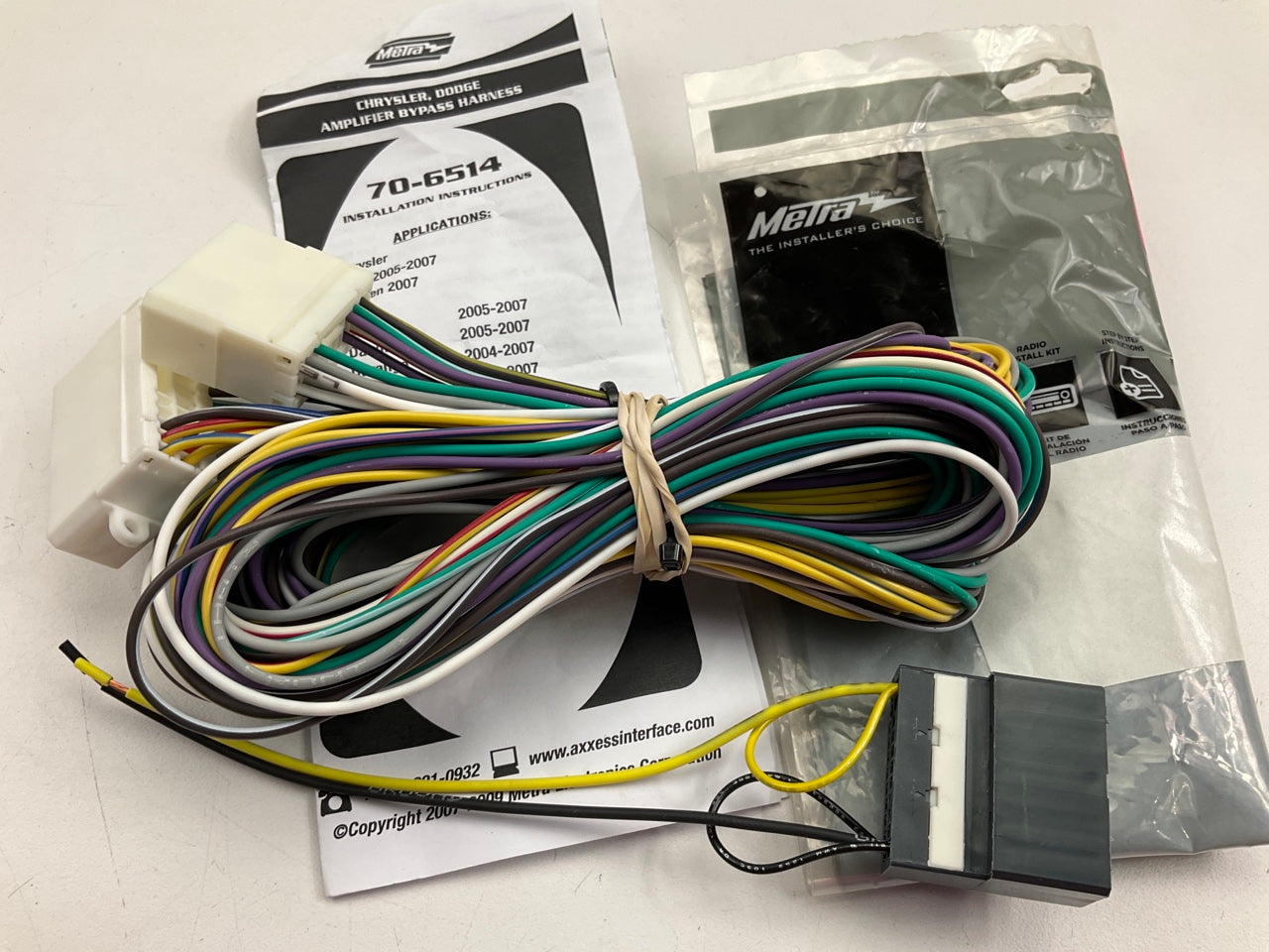 Metra 70-6514 Wire Harness Amp Bypass For 2002-2005 Dodge Ram 1500 Truck