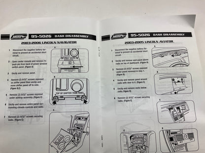 Metra 95-5026 Radio Stereo Installation Kit - Double DIN