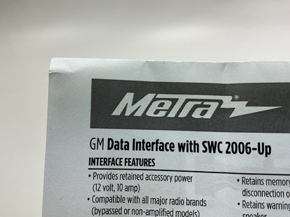 Metra AAP-GM29-SWC Radio Interface For General Motors GM Chevy 2006-Up