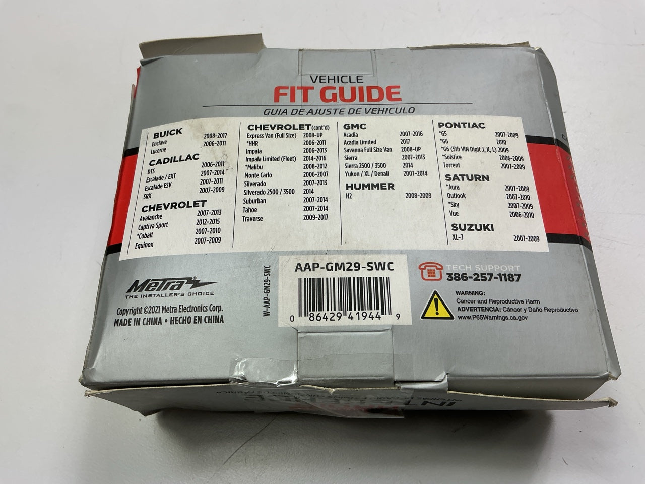 Metra AAP-GM29-SWC Radio Interface For General Motors GM Chevy 2006-Up