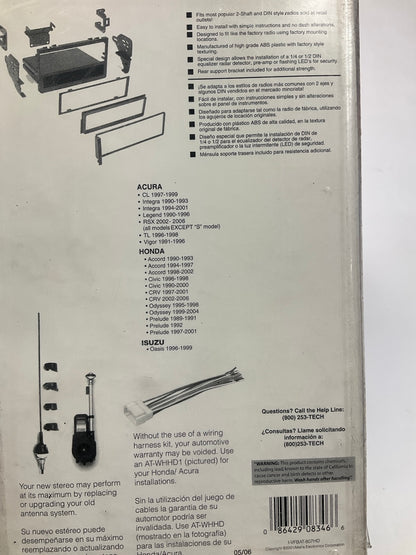 Metra AT-807HD Radio Stereo Dash Installation Kit - 1990-2001 Acura Integra