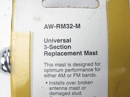 Metra AW-RM32M Universal 3-section Replacement Antenna Mast 40''