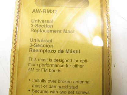 Metra AW-RM32 Universal 3-Section Replacement Antenna Mast 40''