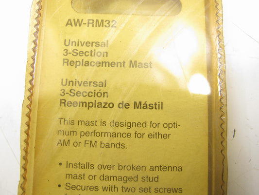 Metra AW-RM32 Universal 3-Section Replacement Antenna Mast 40''