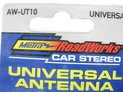 Metra AW-UT10 Front Side Mount Split Ball Universal Antenna, For 1'' Hole