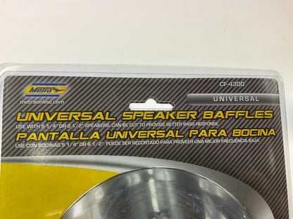 Metra CF-4300 Universal Speaker Baffle - Use With 5-1/4'' Or 6-1/2'' Speakers