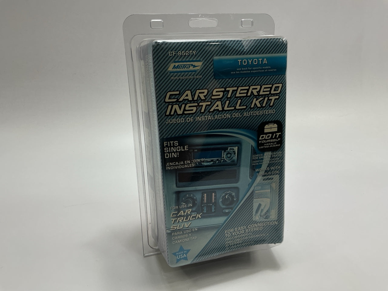 Metra Single DIN Radio Stereo Dash Installation Kit - 1988-93 Toyota Celica