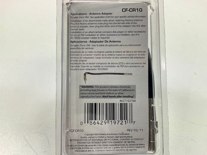 Metra CF-CR10 Antenna Adapter Cable For Chrysler, GM, Ford