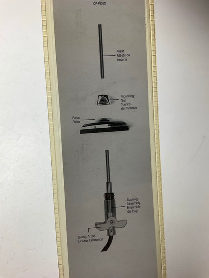 Metra CF-FD80 1965-Up Ford Universal Rectangular Base Antenna