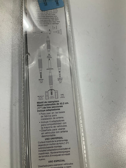 Metra CF-RMBC High Performance Booster Replacement Mast For Chrysler Ford GM