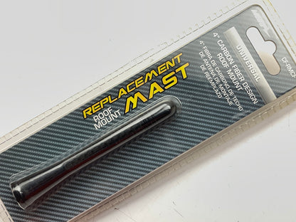 Metra CF-RMCF 4'' Black Carbon Fiber Design Universal Replacement Antenna Mast
