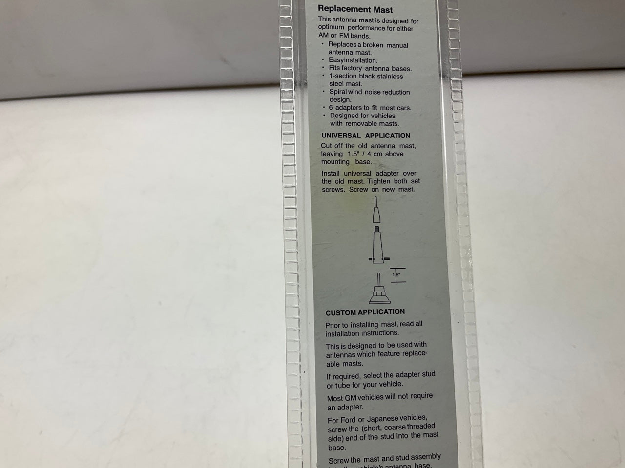 Metra CF-RMF2 Universal Replacement Antenna Mast, 1 Section