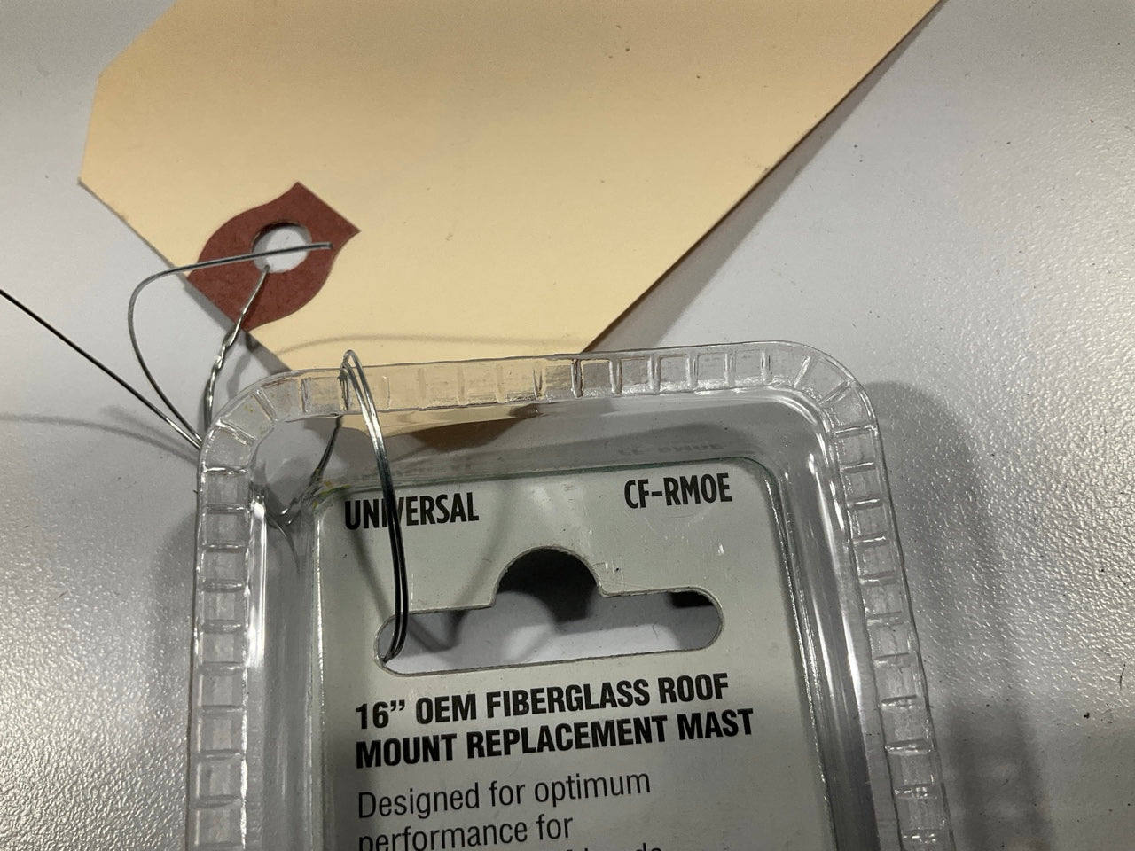 Metra CF-RMOE Universal Fiberglass Roof Mount Antenna Mast - 16''