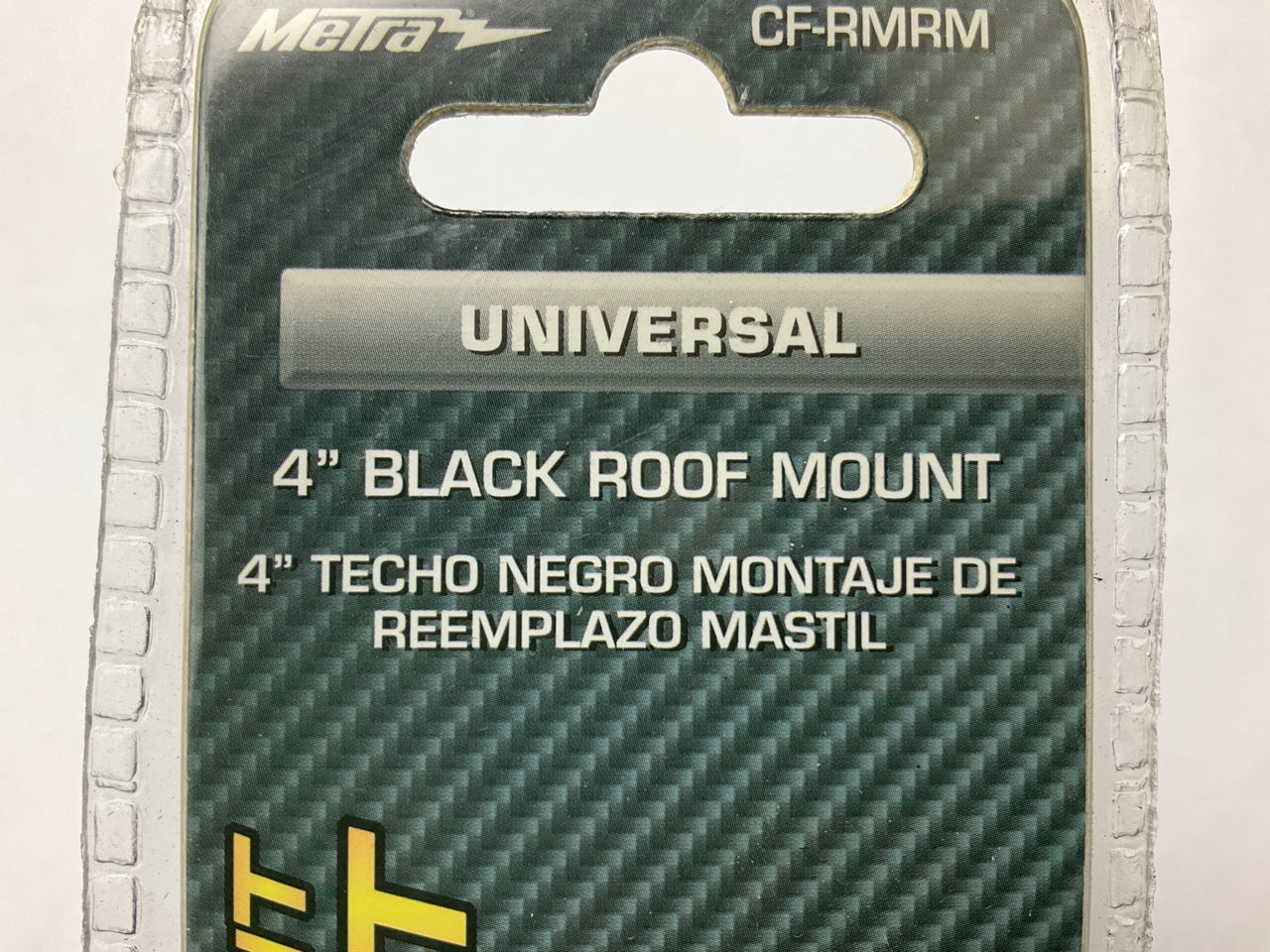 Metra CF-RMRM UNIVERSAL 4'' BLACK Roof Mount Antenna Mast