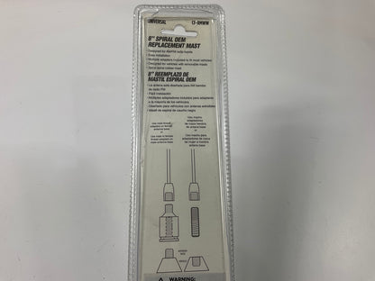Metra CF-RMWW Universal Antenna Spiral Rubber Mast 8'' Black