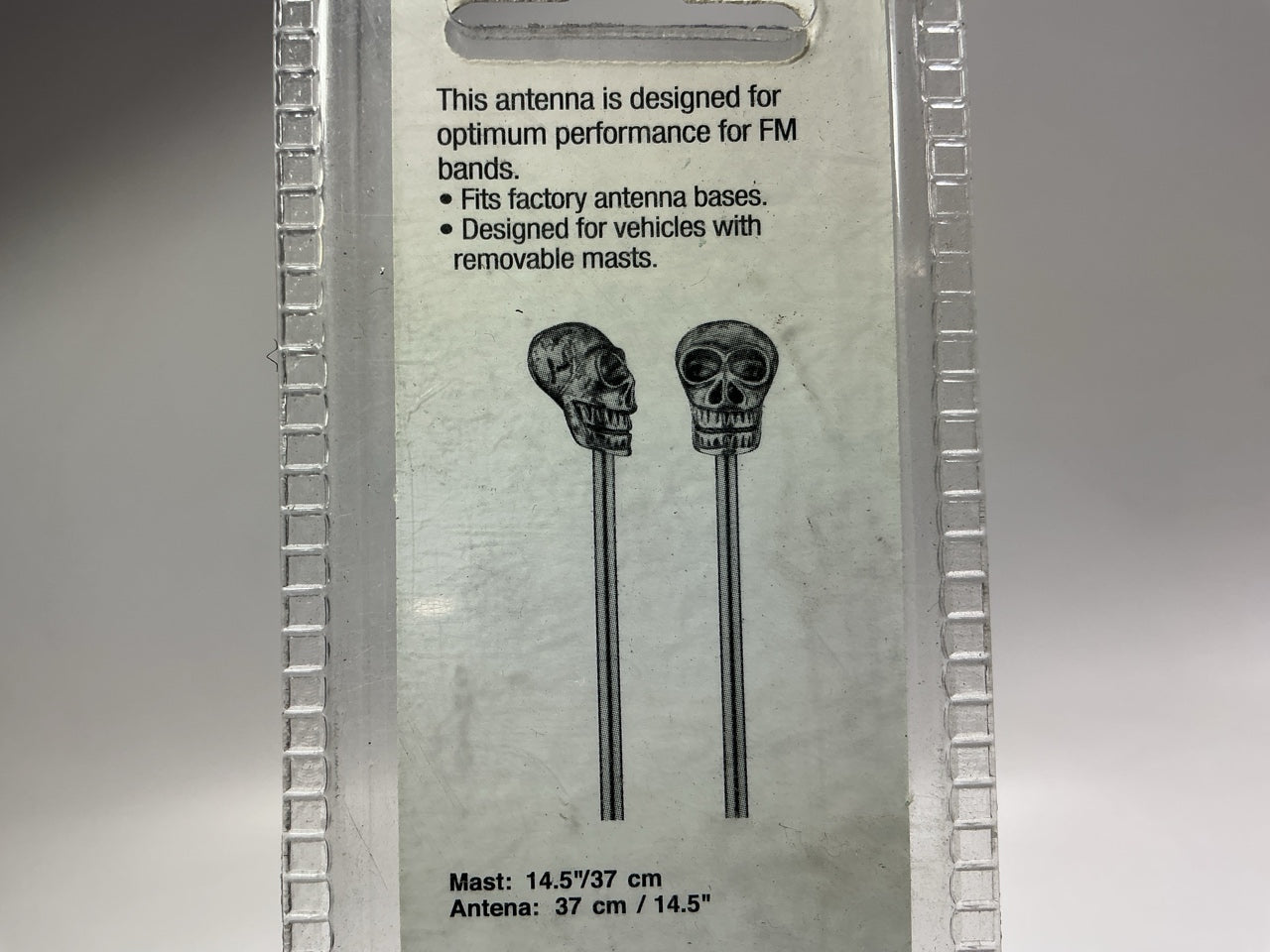 Metra CF-SKUL Antenna 14'' Replacement Mast - Skull On Top