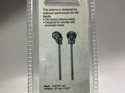 Metra CF-SKUL Antenna 14'' Replacement Mast - Skull On Top