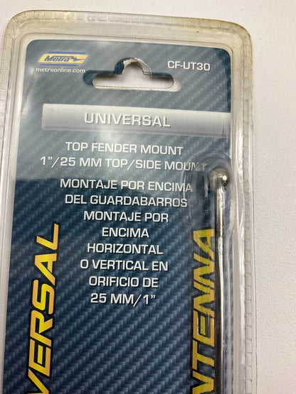 Metra CF-UT30 Auto Universal Top Fender Mount Replacement Antenna, 31''