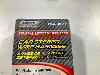 Metra CF-WHGM2 Stereo Radio Adapter Wire Harness For 1998-2005 GM