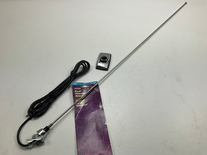 Metra CK-FD80 Universal Antenna 1965-Up Ford, Rectangle Chrome Base For 1'' Hole