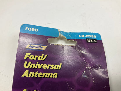 Metra CK-FD80 Universal Antenna 1965-Up Ford, Rectangle Chrome Base For 1'' Hole