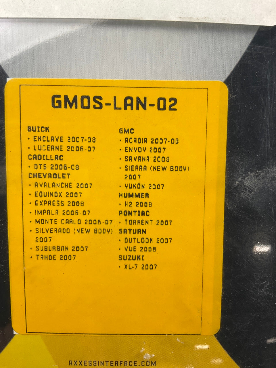 Metra GMOS-LAN-02 GM Data Interface Module For GM 2006-Up Retain Onstar