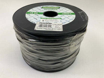 Metra PWBK181000 Primary Wire, 18 Gauge, Black, 1000 Feet