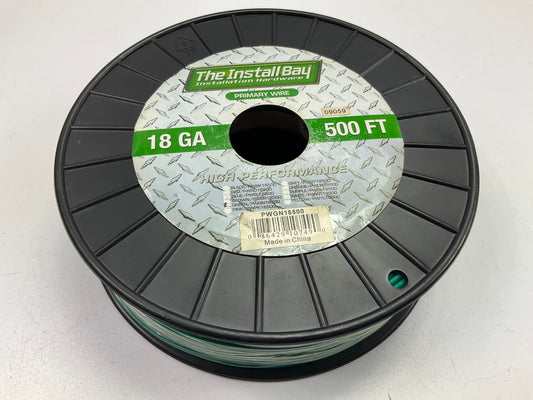 Metra Install Bay PWGN18500 Primary Wire - 18 Gauge, Green, 500 Feet