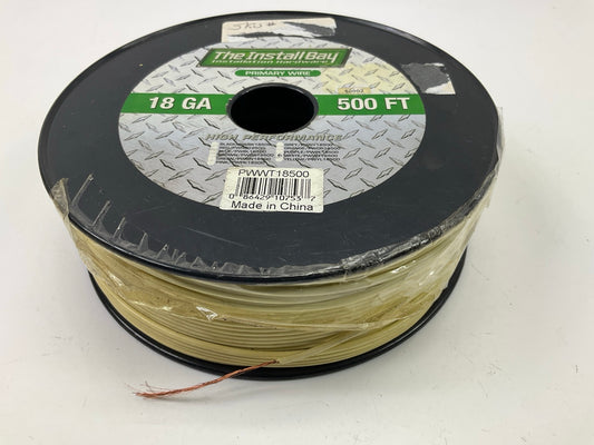 Metra Install Bay PWWT18500 White Primary Wire 18 Gauge, 500'