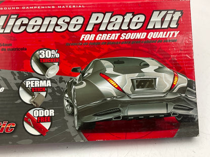 Metra SSLICB License Plate Frame Kit With Anti-vibration Noise Dampening, Foam