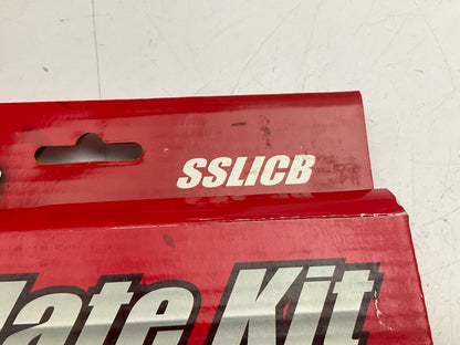 Metra SSLICB License Plate Frame Kit With Anti-vibration Noise Dampening, Foam